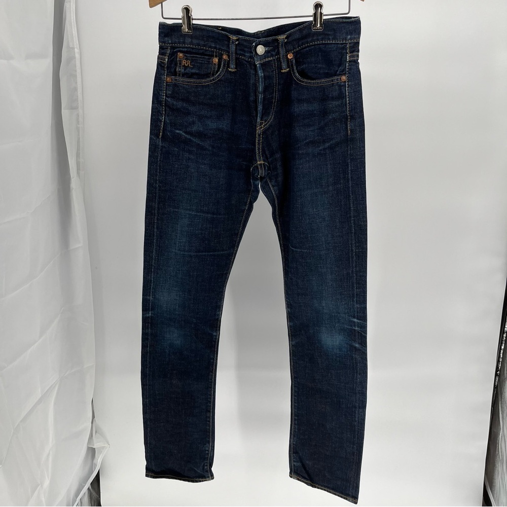 Ralph Lauren Double RL Men's Slim Jeans - Dark Blue